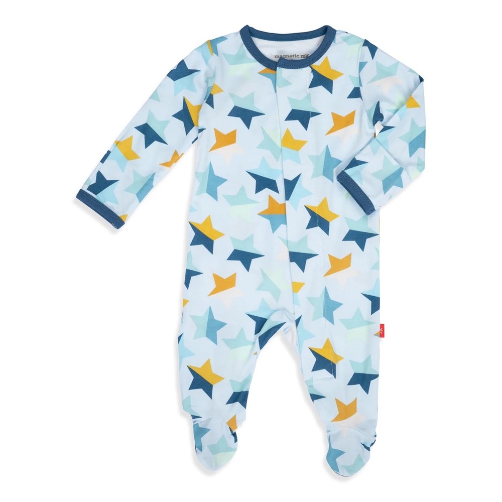 starstruck modal magnetic footie | blue